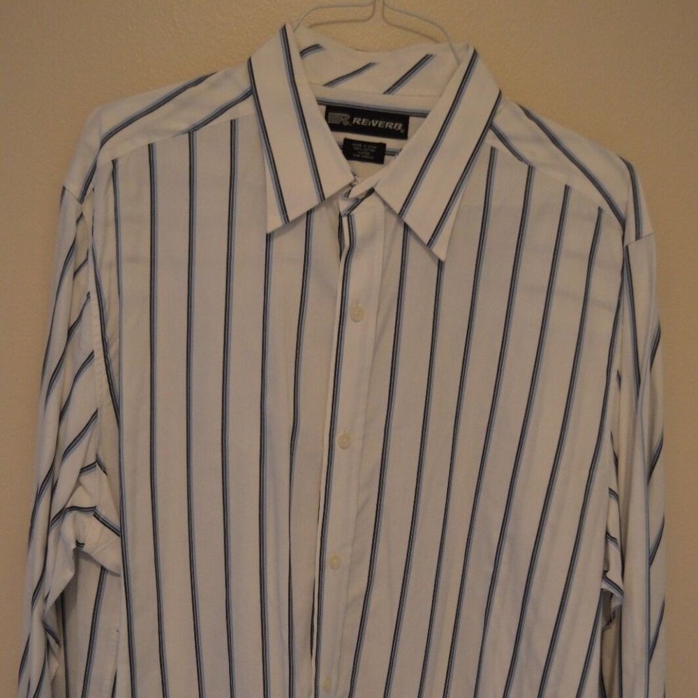 Mens Reverb long sleeve button up Sz XL